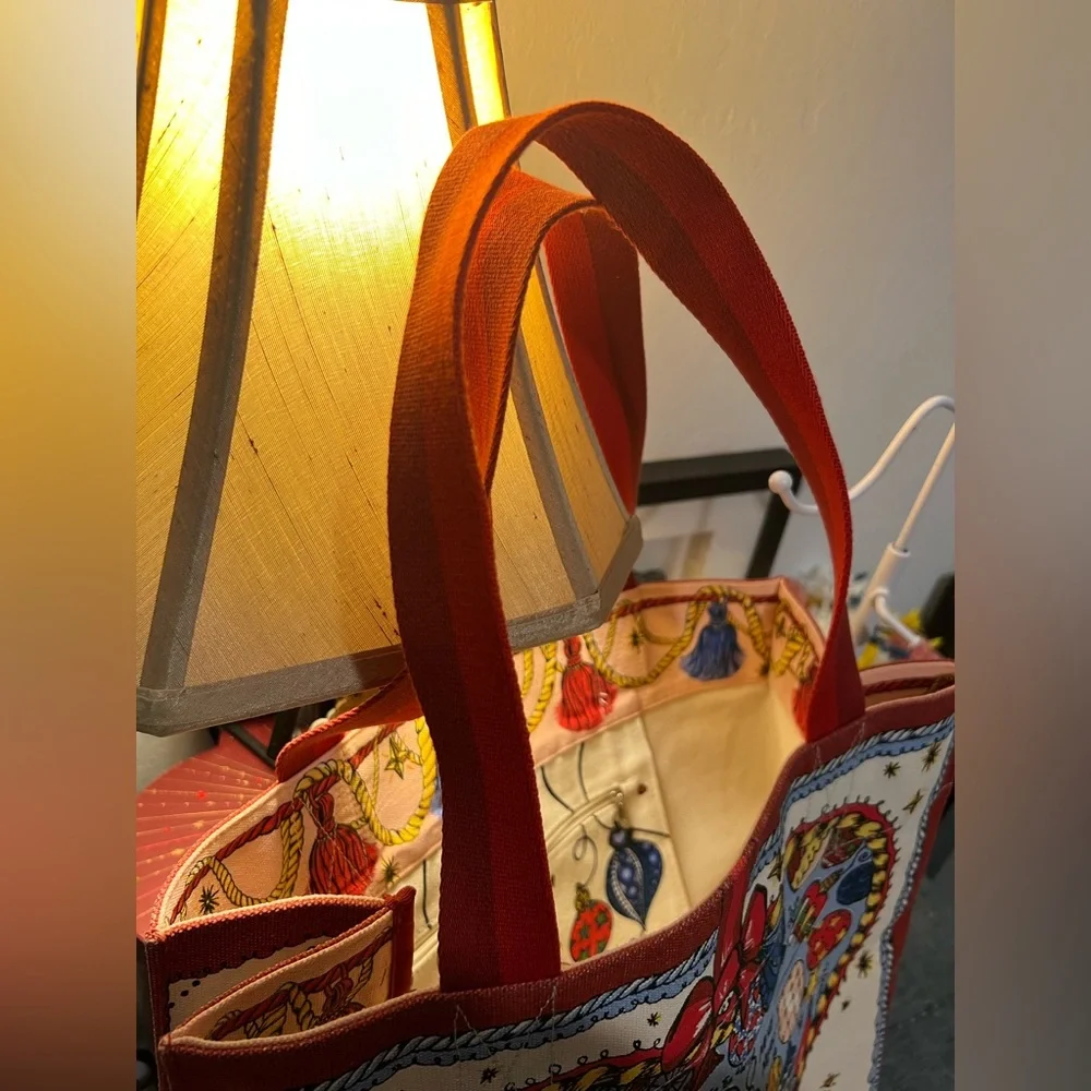 Brighton Celebrate Holiday Love Print Tote Bag - Picture 16 of 16